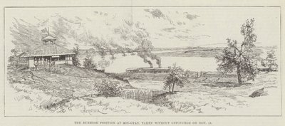 The Burmese Position at Min-Gyan, taken without Opposition on 25 November by Amedee Forestier